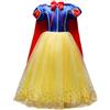 Lito Angels Children's Apparel Lito Angels Costume Principessa per Bambina, Blu, 4-5 Anni 110