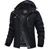 MAGCOMSEN Giacca invernale da donna, in softshell, impermeabile, per sci, per esterni, antivento, per le mezze stagioni, per escursioni, trekking