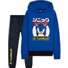 SONIC THE HEDGEHOG Tuta Bambino 4-12 Anni (7-8 Anni,Blue)