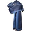 GFM® Scialle pashmina con stampa di alberi di gelso in cashmere per autunno inverno (MBRY-A), Mbshl-tt-denim Blu, L