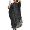 YOUKD Cardigan Estivo da Donna Maxi Abito Bohémien Beach Coverup Robe Kimono Lungo Taglia Unica