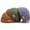 Faringoto Cappellino senza visiera unisex senza tesa Cappellino da marinaio Berretti, Taglia unica
