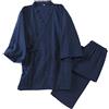 un-brand Kimono Giapponese da Uomo in Cotone Hanfu Abito da Pigiama Antico Plus Size Abbigliamento Zen Abbigliamento taoista (Taglia M, M)
