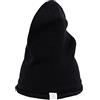 CASH-MERE.CH Berretto | Beanie Particolare in Cachemire al 100% (Nero, Taglia Unica)