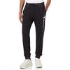 Champion Legacy Old School Logo Rib Cuff Pantaloni da Tuta, Nero, M Uomo