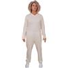 FERRUCCI COMFORT Pigiama Sanitario con Zip Posteriore Manica Lunga in Cotone da Donna - 9012 (3XS)