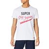 Superdry M1010881A T-Shirt, Ice Marl, M Uomo