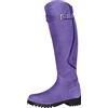 Generic Stivali lunghi da donna al ginocchio, eleganti stivaletti invernali, stivali alti da neve, stivali da neve, stivali da donna con tacco lungo sopra il ginocchio, stivali invernali, Lilla, 39 EU