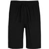 Coveri Pantaloncini Tuta Corti Uomo Cotone Leggero Maglina Taglie Forti 3XL 4XL 5XL 6XL (6XL - Nero)
