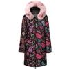 Xmiral Donna Cappotto Invernale da Donna Lungo Parka con Cappuccio Foderato Pelliccia Giacca a Vento Manica Lunga Cappotto Capispalla Giubbotto Donna (L,2- Rosa)