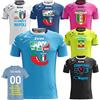 Zeus Party Maglietta Replica Napoli Calcio Maglia Kvaratskhelia n77 per  Adulti e Bambini con Omaggio 2 fumogeni (1 Bianco e 1 Azzurro) e Adesivo :  : Moda