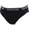 Navigare 6 Slip Uomo Cotone Elasticizzato con Elastico Esterno Nero Art.574/E (TG.3)