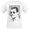 Queen Freddie Mercury - Mic Photo Uomo T-Shirt Nero S 100% Cotone Regular