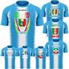 BrolloGroup Maglia Calcio Napoli Campione d'Italia Stripe Maglietta Tecnica Personalizzabile con Nome e Numero PS 39873