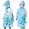 Fewlby Giacche Impermeabili Bambini Giacche da Pioggia Ragazzi Ragazze Poncho Impermeabile Cappotto di Pioggia con Cappuccio in cartone animato Mantella Pioggia 9-10 Anni