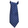 Remo Sartori - Foulard Uomo Ascot Doppia Pala in Seta Blu Fantasia  Astratta, Made in Italy : : Moda