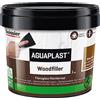 AGUAPLAST Stucco per Legno Pronto all'Uso - Aguaplast Woodfiller Colore Noce Scuro 1 kg - Fibrorinforzato - Riempitivo per Buchi e Crepe su Mobili, Infissi e Pavimenti - Verniciabile Senza Fondo