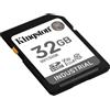 Kingston 32GB Scheda di memoria SDHC Kingston Industrial 30V UHS-I U3 Nero [SDIT/32GB]