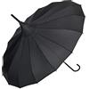 von Lilienfeld , Ombrello Donna Elegante - Pagoda Parasole Fabienne, nero