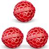 Sauberkugel® Levapelucchi (Rosso 3 pz.) - Rimuove sporco, briciole e lanugine - Togli peli antibatterica con ioni d'argento - Dirt Remover - Palla rotolante pelucchi