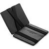 Jaimie Jacobs Portafoglio Magic Wallet Jaimie Jacobs Flap Boy Slim - l'Originale - Portafoglio Magico di Design in Pelle Italiana da Uomo con Protezione RFID (Nero Nappa)