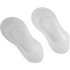 Haofy Calzini in Silicone Idratanti per Spa, Manicotto Antitaglio Tallone per Donne e Uomini, per Pelle Dura, Colore Bianco (S)