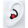 SUPCEAT Silicone Tappi Orecchie per Dormire, 2 Paia Tappi per le Orecchie Antirumore Lavabili Riutilizzabili per Sonno Leggero Riduci i rumori, per Lavoro, Feste, Studio, Discoteca, Concerti