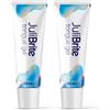 Julibrite Gel per lingua JuliBrite (50 ml) | Aiuta a contrastare l'alito cattivo (alitosi) | Lingua bianca | Alito fresco | Raschietto lingua | Spazzolino lingua | Pulisci lingua (confezione da 2)
