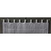 Linder Firenze Testiera con Gambe, Tessuto Materiale: 27Percentcotone 18Percentlino 55Percentpoliestere Ovata: 100Percentpoliestere, Grigio, 160x70cm