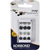 Korbond - Bottoni Automatici da Cucire, 24 Pezzi