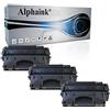 alphaink 3 Toner Compatibile con HP Q5949X 49X Q59-49X per HP Laserjet 1160 1320 1320N 1320NW 3390 3392 Canon 708H 715H i-sensys LBP3300 LBP3360 Laser Shot LBP-330 LBP-3360 LBP3300 LBP3360 Nero