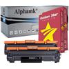 alphaink 2 Toner per HP 44X CF244X XL 2000 Copie + 2 Risme A4 500 fogli 80gr per HP LaserJet Pro M15 M15a M15w M16 M16a M16w M17 M17a M17w, HP LaserJet Pro MFP M28 M28a M28w M29 M29a M29w, Nero, C4