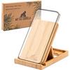 My Fat Gorilla - Supporto regolabile per smartphone, tablet e iPad, in legno di bambù, da scrivania