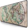 CSL-Computer CSL - Tappetino per Mouse Oversize 900x400mm - Mousepad XXL con Stampa - Tappeto Extralarge - per precisione + velocità - per Mouse e Tastiera - Old Map