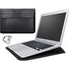 BlueSwan Custodia in pelle per laptop (12,3-14 pollici), Borsa compatibile con MacBook Air 13,6 M2 2022/ Air 13 M1 2018-2021/ Pro 13 M1/M2(2017-2022)/ Surface Pro/XPS 13, Nero