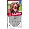 Advantix denominazione: advantix spot-on per cani oltre 25 kg fino a 40 kg categoria farmacoterapeutica: ectoparassiticidi, insetticidi e repellenti. principi attivi: ogni pipetta da 4.0 ml contiene. imidaclo