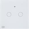 PNI Smart Switch con PNI SafeHome PT202L WiFi touch, 10A, controllo tramite Tuya Smart, compatibile con Alexa e Google Assistant - Live Wire, senza zero