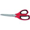 ARCOS Forbici da Cucina in Acciaio Inossidabile - Ideali per Carne, Manico in Polipropilene e Lama da 240 mm - Nero e Rosso, Serie Prochef