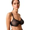 Gossard Glossies Sheer Bra, Reggiseno Donna, Nero, 3H IT (36FF UK)