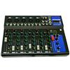 EACH ITALY MIXER AUDIO 7 CANALI PROFESSIONALE USB CON ECHO DELAY DJ KARAOKE PIANOBAR LIVE
