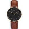 Daniel Wellington Classic Orologi 36mm Double Plated Stainless Steel (316L) Gold