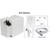 OSCULATI KIT SERBATOIO ACQUA 31 lt + AUTOCLAVE 12V + TUBO + BOX + DOCCETTA BARCA CAMPER