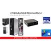 DELL, HP, LENOVO PC COMPUTER FISSO USATO ECONOMICO RICONDIZIONATO GARANTITO AM DUAL CORE RAM HDD