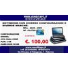 NOTEBOOK COMPUTER PORTATILE USATO RICONDIZIONATO RAM 2GB HDD 80 GB W7P GARANZIA