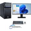Non applicabile PC Computer POSTAZIONE COMPLETA ECONOMICA COMPOSTA DA PC DUAL CORE RAM 2 GB HDD