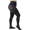 LEELA LAB Collant Donna Curvy Taglie Forti in Caldo Cashmere Super Opaco 90 Denari, Calze Curvy, Collant Taglie Forti, Invernali, Calze Curvy per ogni occasione - Made in Italy (Dark Grey/Melange, 7)