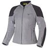 SHIMA JET | Pannelli MESH Traspiranti, Impermeabile, Membrana Rimovibile, Paraschiena di Livello 2 Incluso, Regolazione Avanzata (Donna, Giacca, Grigio, XL)