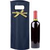 Shopper per vino in tnt personalizzata Bollicine personalizzate o neutre