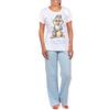 Disney Pigiama Tippete da Donna Pigiami Bambi per Signore Blu Medium