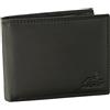 Fa.Volmer Portafoglio in vera pelle, Slim, confortevole e molto robusto PROTEZIONE RFID #Easycomfort (nero)